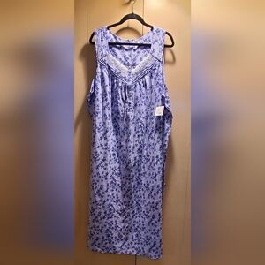 Croft & Barrow Sleeveless Nightgown 3X NWT